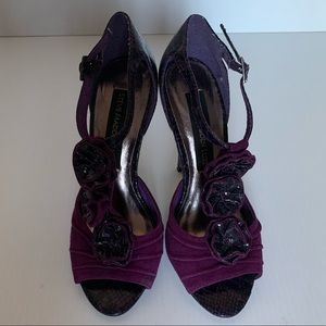 Steve Madden Luxe purple stiletto heels